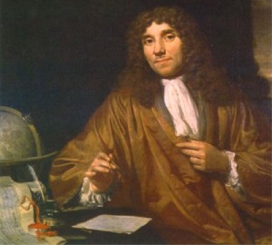 Antony van Leeuwenhoek on a particularly good hair day