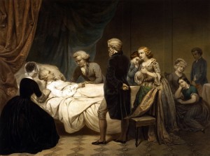 George Washington, getting his latest (and last) treatment