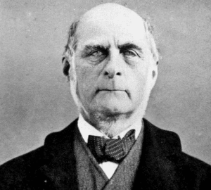 Sir Francis Galton during a moment of levity